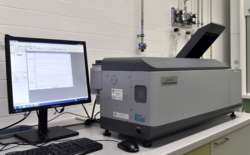 Biomaterials Circular Dichroism Spectrophotometer (CD) J1500, Jasco